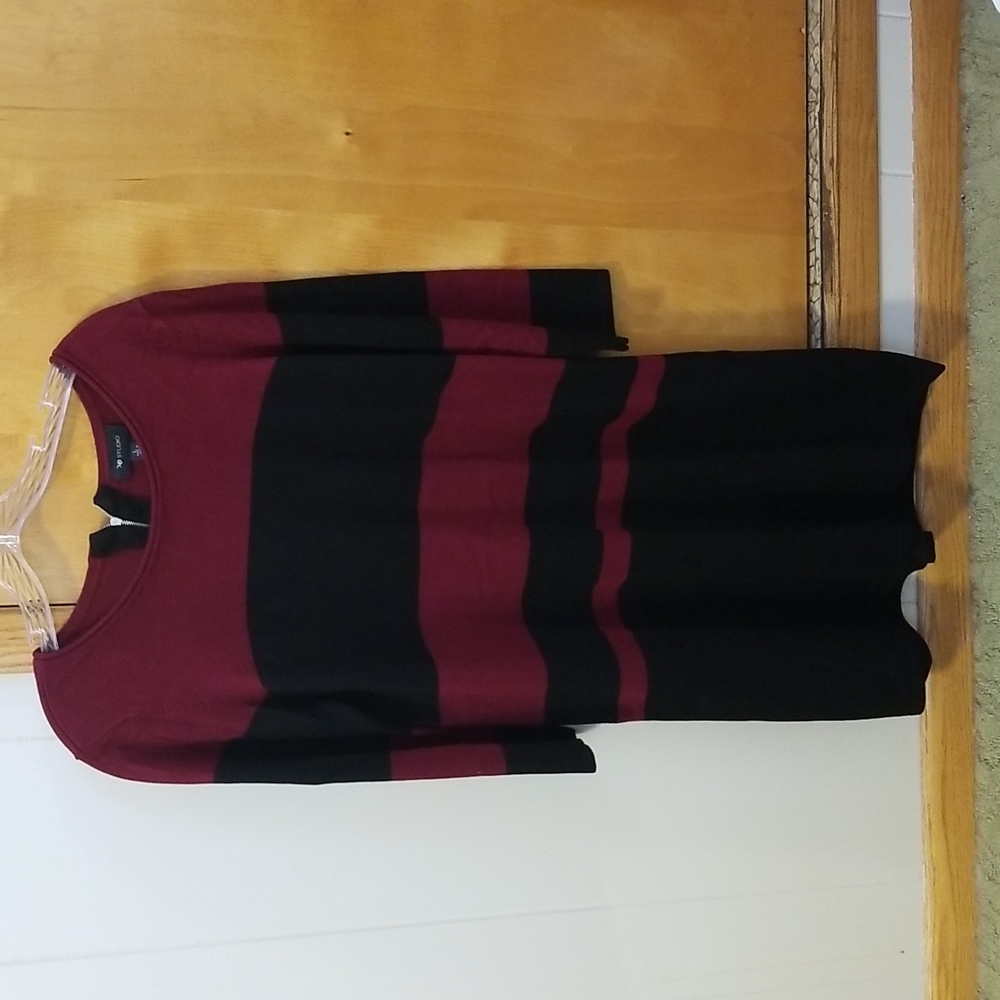 Striped sweater dress